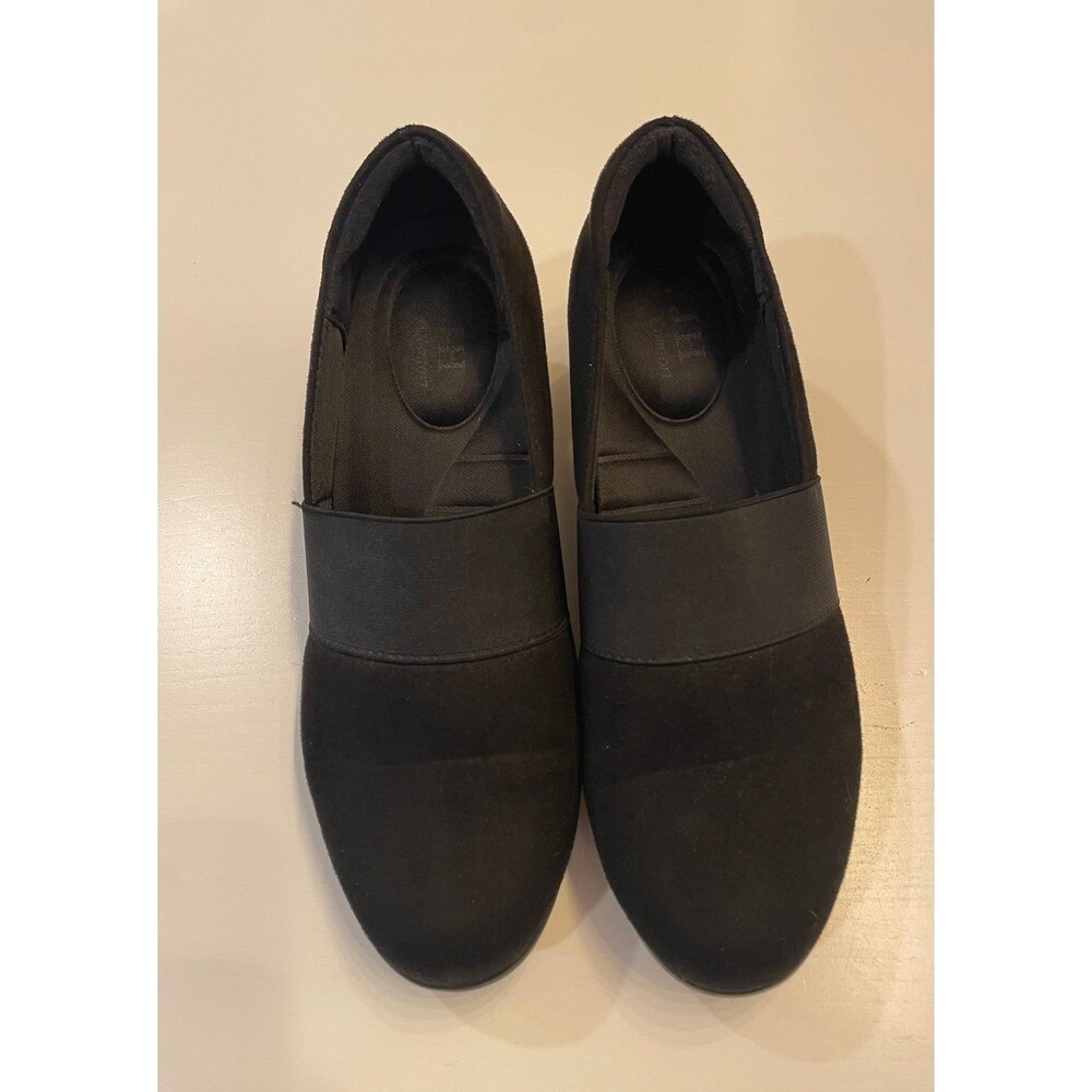 Peter Kaiser Dorna III Black Suede Block Heel Pumps Comfort PlusFit EU 37 US 6.5